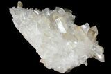 Large, Wide Quartz Crystal Cluster - Brazil #121414-1